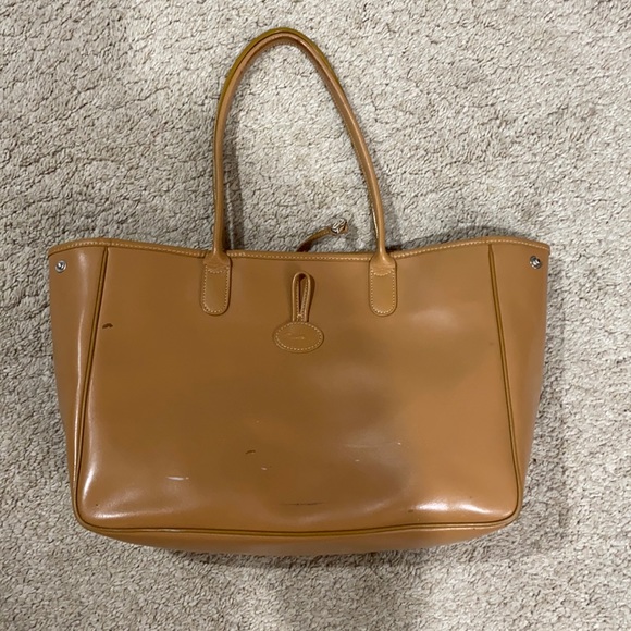 Longchamp Handbags - LONGCHAMP Medium Roseau Leather Tote  GUC